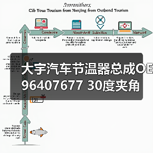 大宇汽车节温器总成OE96407677 30度夹角 适用型号精准匹配 大宇汽车节温器总成OE96407677 30度夹角 适用型号精准匹配
