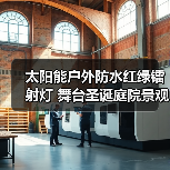 太阳能户外防水红绿镭射灯 舞台圣诞庭院景观装饰灯