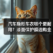 汽车隐形车衣哪个更耐用？漆面保护膜选购全攻略