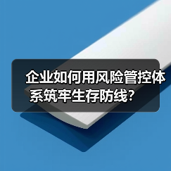 企业如何用风险管控体系筑牢生存防线? 企业如何用风险管控体系筑牢生存防线?