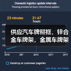 供应汽车牌照框，锌合金车牌架，金属车牌架