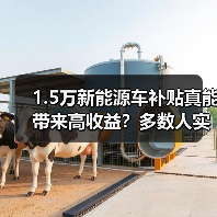 1.5万新能源车补贴真能带来高收益?多数人实际拿到的可能只有七千 1.5万新能源车补贴真能带来高收益?多数人实际拿到的可能只有七千