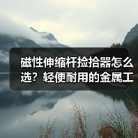 磁性伸缩杆捡拾器怎么选？轻便耐用的金属工具拾取神器