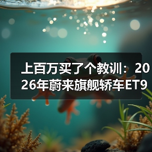 上百万买了个教训：2026年蔚来旗舰轿车ET9对标尊界S800抢占高端市场，我站哪边？