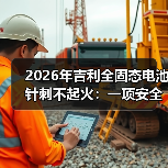 2026年吉利全固态电池针刺不起火:一项安全技术真的领先了吗? 2026年吉利全固态电池针刺不起火:一项安全技术真的领先了吗?