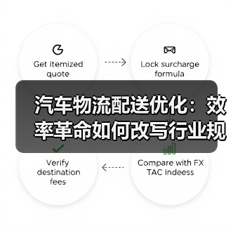 汽车物流配送优化:效率革命如何改写行业规则? 汽车物流配送优化:效率革命如何改写行业规则?