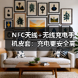 NFC天线+无线充电手机皮套：充电更安全高效