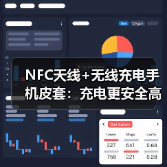 NFC天线+无线充电手机皮套：充电更安全高效