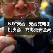 NFC天线+无线充电手机皮套：充电更安全高效