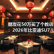 朋友花50万买了个教训:2026年比亚迪SU7 Ultra征战纽北赛道引发车迷关注 朋友花50万买了个教训:2026年比亚迪SU7 Ultra征战纽北赛道引发车迷关注