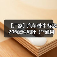 【厂家】汽车附件 标致206配件风叶（**通用）