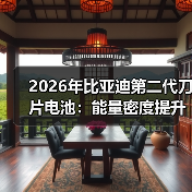2026年比亚迪第二代刀片电池：能量密度提升的背后
