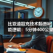 比亚迪超充技术颠覆补能逻辑:5分钟400公里背后隐藏的行业变革 比亚迪超充技术颠覆补能逻辑:5分钟400公里背后隐藏的行业变革
