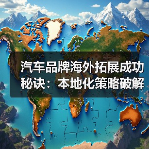 汽车品牌海外拓展成功秘诀:本地化策略破解全球市场难题 汽车品牌海外拓展成功秘诀:本地化策略破解全球市场难题