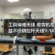 工具伸缩天线 收音机增益不锈钢拉杆天线9-106-4珠链 规格可定制 工具伸缩天线 收音机增益不锈钢拉杆天线9-106-4珠链 规格可定制