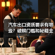 汽车出口资质要求有哪些?破解门槛和秘籍全解析 汽车出口资质要求有哪些?破解门槛和秘籍全解析