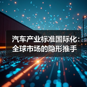 汽车产业标准国际化:全球市场的隐形推手 汽车产业标准国际化:全球市场的隐形推手