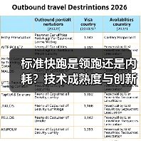 标准快跑是领跑还是内耗?技术成熟度与创新的矛盾 标准快跑是领跑还是内耗?技术成熟度与创新的矛盾