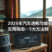 2026年汽车选购与维护实用指南:5大方法解决您的问题 2026年汽车选购与维护实用指南:5大方法解决您的问题