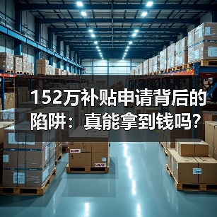 152万补贴申请背后的陷阱:真能拿到钱吗? 152万补贴申请背后的陷阱:真能拿到钱吗?