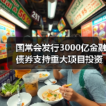 国常会发行3000亿金融债券支持重大项目投资
