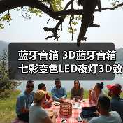 蓝牙音箱 3D蓝牙音箱七彩变色LED夜灯3D效果 礼品 蓝牙音箱 3D蓝牙音箱七彩变色LED夜灯3D效果 礼品