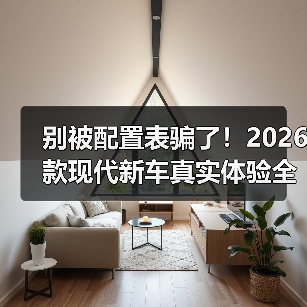 别被配置表骗了!2026款现代新车真实体验全解析 别被配置表骗了!2026款现代新车真实体验全解析
