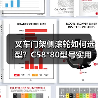 叉车门架侧滚轮如何选型？C58*80型号实用指南