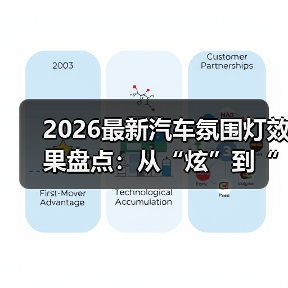 2026最新汽车氛围灯效果盘点:从“炫”到“爽”,差别在这5点 2026最新汽车氛围灯效果盘点:从“炫”到“爽”,差别在这5点