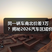 同一辆车南北价差3万?揭秘2026汽车区域价格差异真相 同一辆车南北价差3万?揭秘2026汽车区域价格差异真相