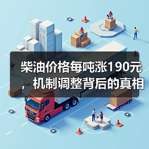 柴油价格每吨涨190元，机制调整背后的真相