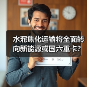 水泥焦化运输将全面转向新能源或国六重卡? 水泥焦化运输将全面转向新能源或国六重卡?