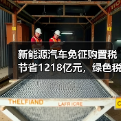 新能源汽车免征购置税节省1218亿元,绿色税惠如何助推行业发展? 新能源汽车免征购置税节省1218亿元,绿色税惠如何助推行业发展?