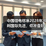 中国锂电标准2028年冲刺国际先进，你准备好了吗？