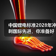 中国锂电标准2028年冲刺国际先进，你准备好了吗？