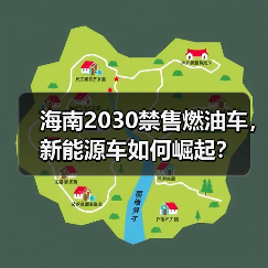 海南2030禁售燃油车,新能源车如何崛起? 海南2030禁售燃油车,新能源车如何崛起?