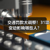 交通罚款大调整！31项变动影响哪些人？