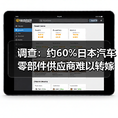 调查：约60%日本汽车零部件供应商难以转嫁特朗普关税成本