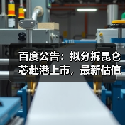 百度公告:拟分拆昆仑芯赴港上市,最新估值210亿元 百度公告:拟分拆昆仑芯赴港上市,最新估值210亿元