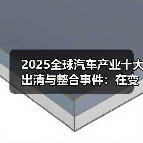 2025全球汽车产业十大出清与整合事件:在变革浪潮中重塑格局 2025全球汽车产业十大出清与整合事件:在变革浪潮中重塑格局