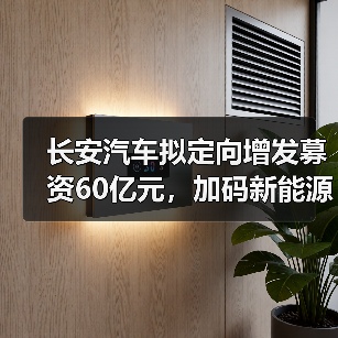 长安汽车拟定向增发募资60亿元,加码新能源与智能化研发 长安汽车拟定向增发募资60亿元,加码新能源与智能化研发