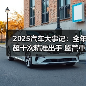 2025汽车大事记:全年超十次精准出手 监管重拳整治汽车行业乱象 2025汽车大事记:全年超十次精准出手 监管重拳整治汽车行业乱象