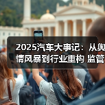 2025汽车大事记:从舆情风暴到行业重构 监管护航智驾安全第一 2025汽车大事记:从舆情风暴到行业重构 监管护航智驾安全第一