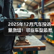2025年12月汽车投诉量激增！哪些车型最易引发纠纷？