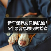 新车保养别只换机油!5个最容易忽视的检查项目 新车保养别只换机油!5个最容易忽视的检查项目
