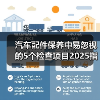 汽车配件保养中易忽视的5个检查项目2025指南 汽车配件保养中易忽视的5个检查项目2025指南
