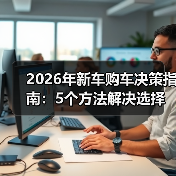 2026年新车购车决策指南:5个方法解决选择困难 2026年新车购车决策指南:5个方法解决选择困难