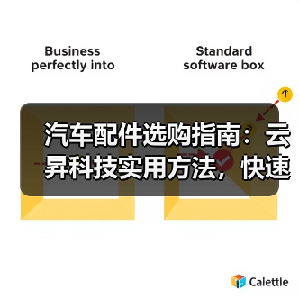 汽车配件选购指南:云昇科技实用方法,快速解决维护难题 汽车配件选购指南:云昇科技实用方法,快速解决维护难题