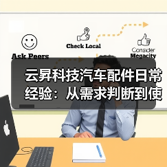 云昇科技汽车配件日常经验:从需求判断到使用维护指南 云昇科技汽车配件日常经验:从需求判断到使用维护指南
